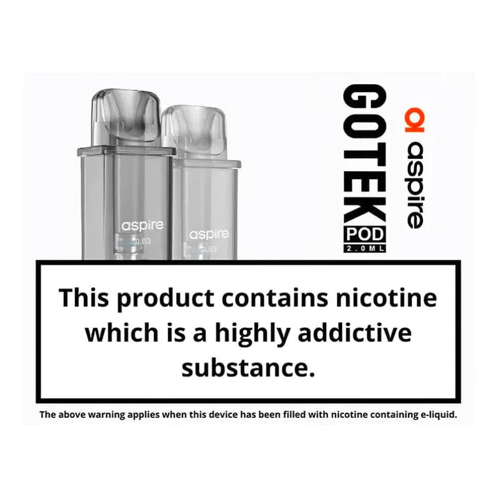Aspire Gotek Replacement Pods 2 Packs